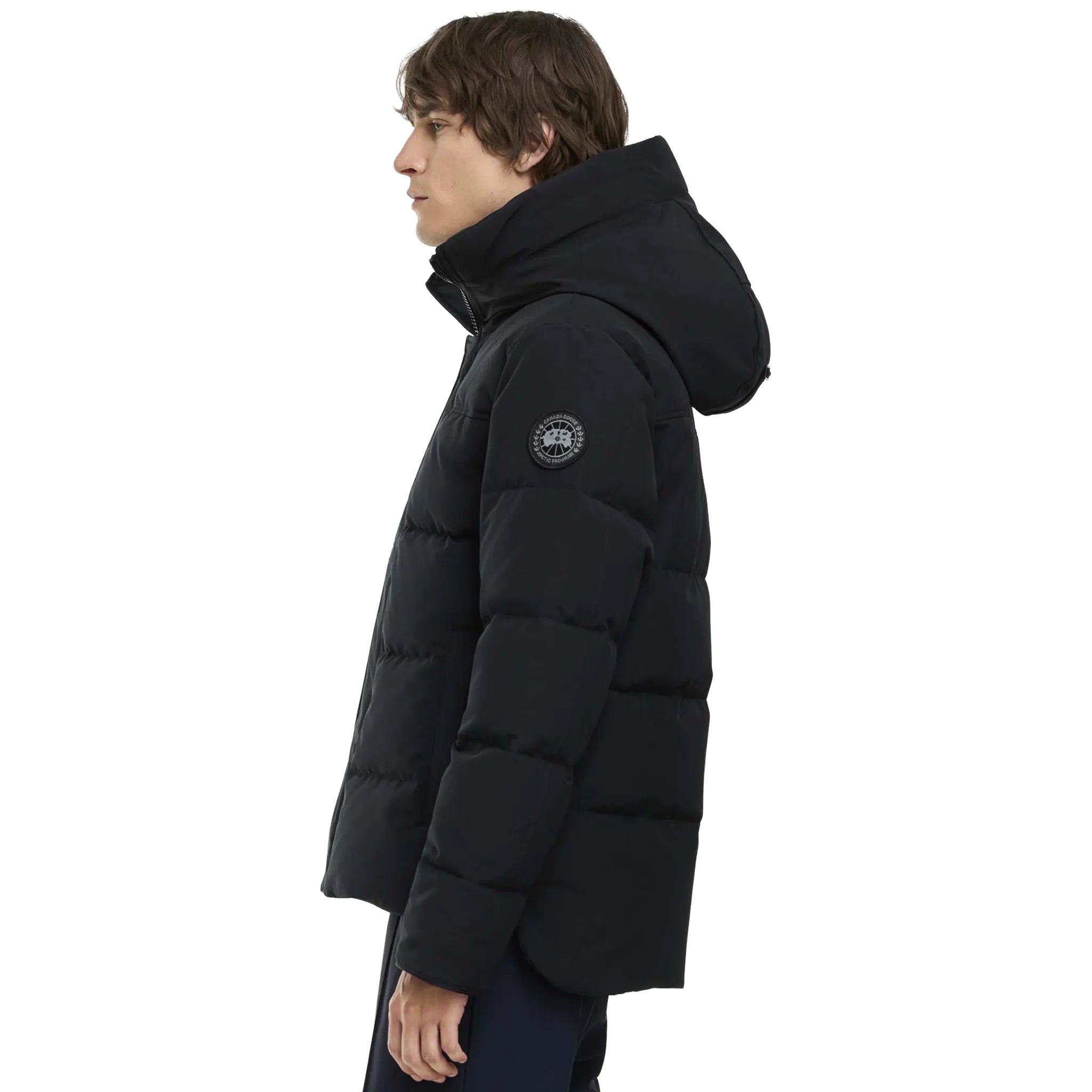 Side View of Canada Goose Macmillan Parka Black Label 2280M